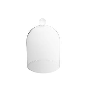 Glassklokke Ø:90mm Ø:90mm H:125mm Vekt:124gr. 